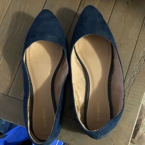 Navy blue flats